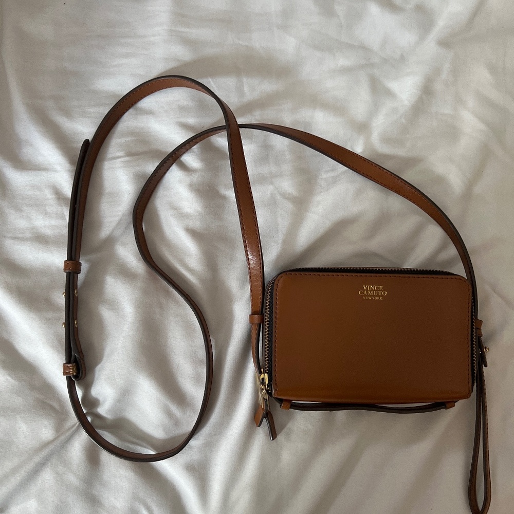 Vince Camuto Crossbody Leather Clutch